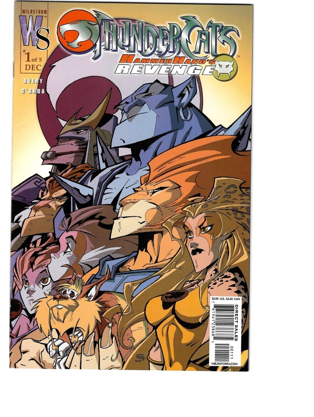 Thundercats Hammerhand's Revenge #1 2003 WildStorm Productions - Mint